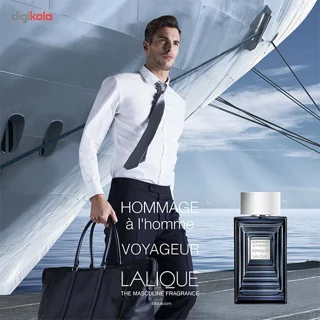 ادو تویلت مردانه لالیک مدل Hommage a l'homme Voyageur حجم 100 میلی لیتر 101782717