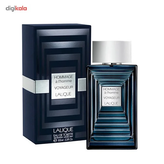 ادو تویلت مردانه لالیک مدل Hommage a l'homme Voyageur حجم 100 میلی لیتر 101782719
